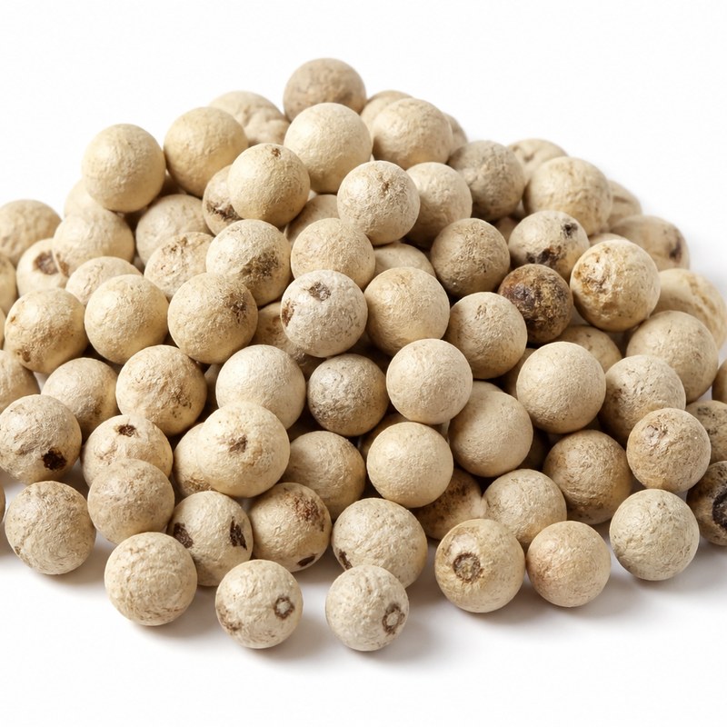 White peppercorns